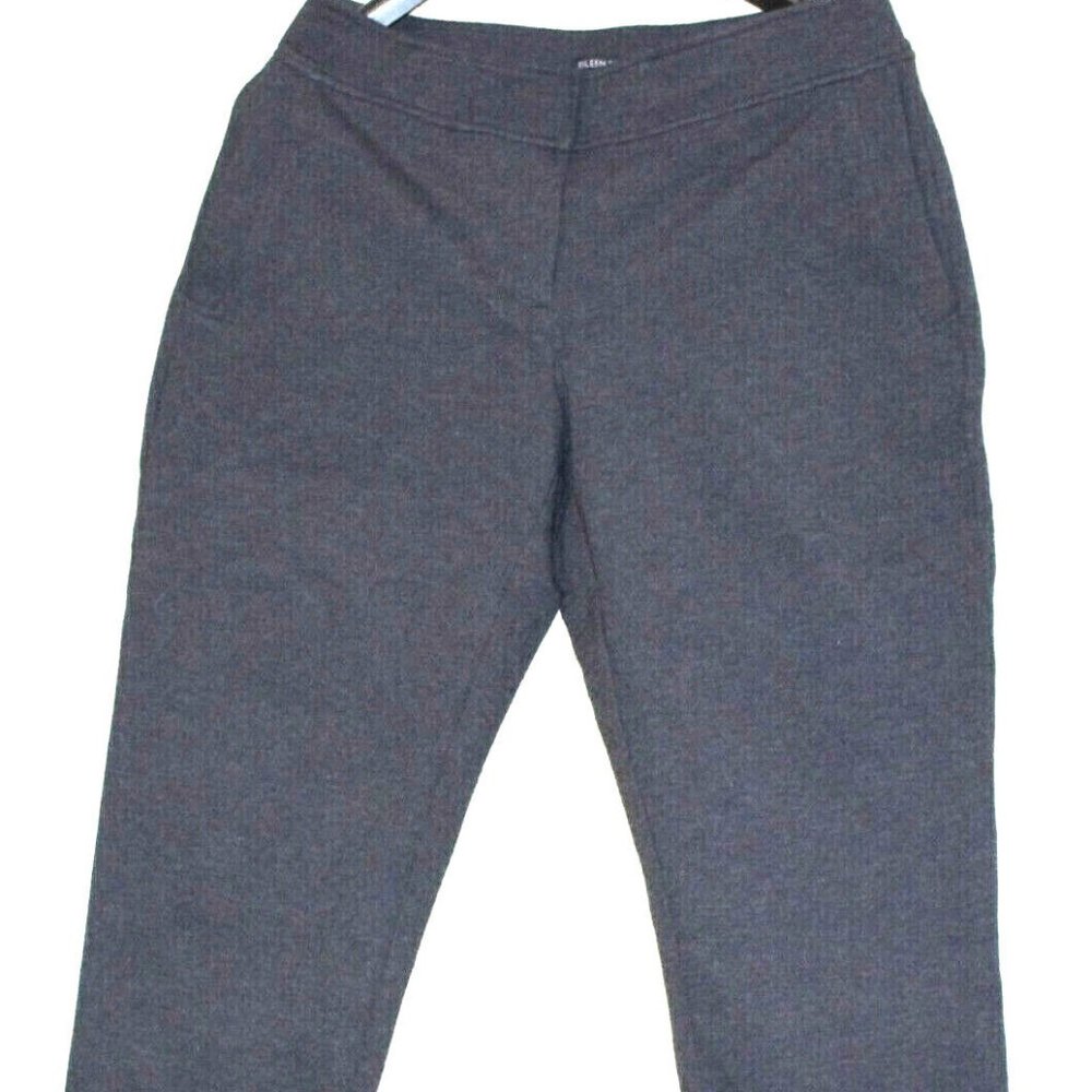 Eileen Fisher Gray Jersey Charcoal Cropped Pants